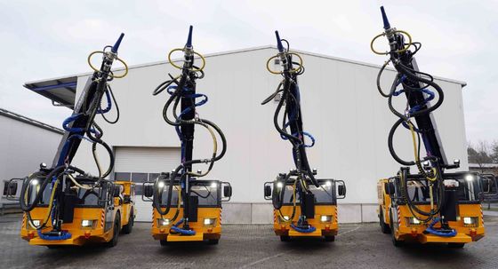 ماشین روبات بتن مرطوب موثر روبات بتن پیشرفته قابل اعتماد برای پروژه های منحنی تونل